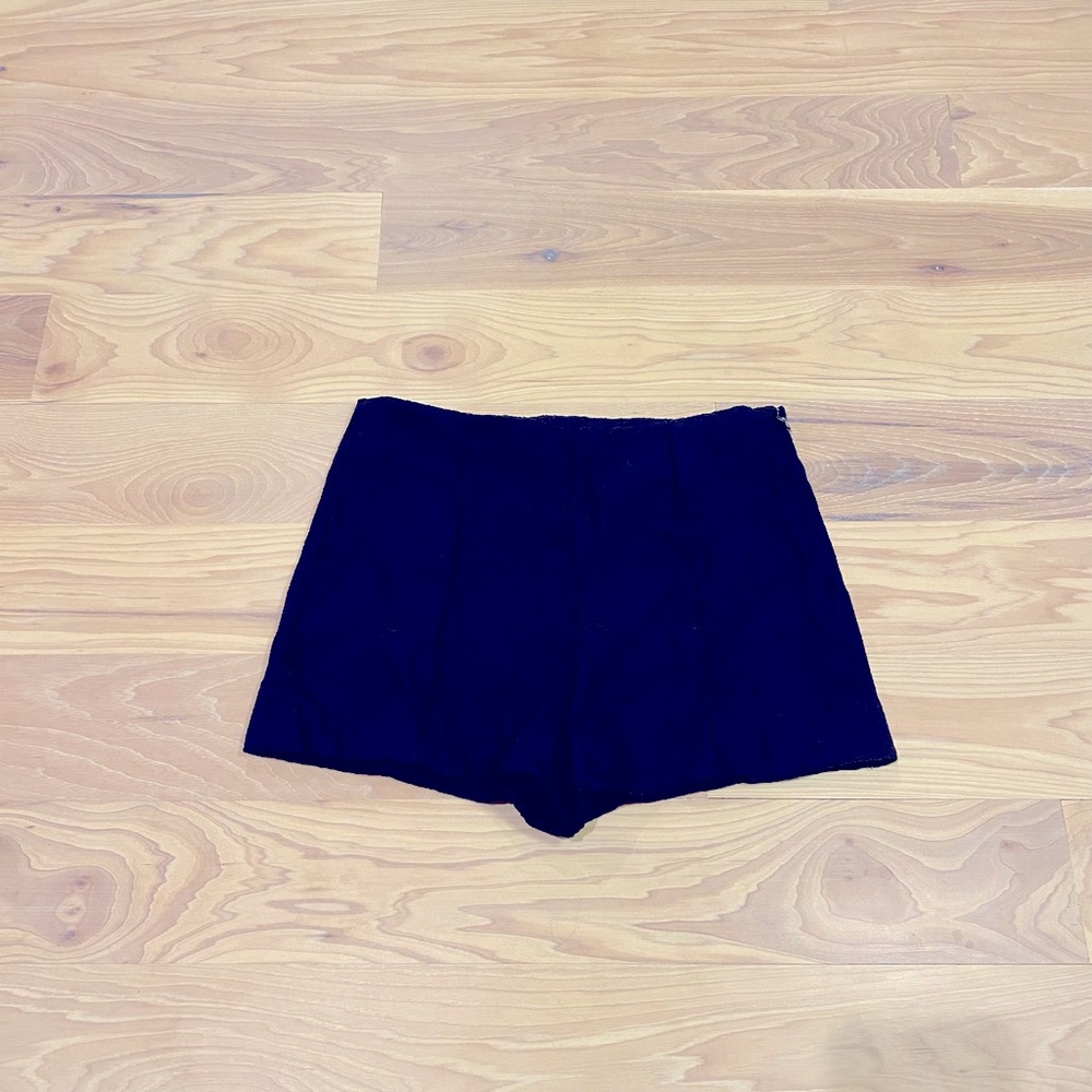 H&M Navy Lace High waisted shorts